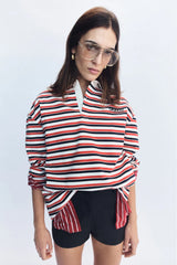 BLANCA - ELLIE POLO TOP - RED