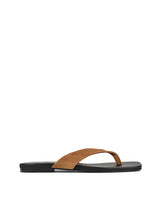 SIREN - EVITA FLAT THONG - TOBACCO SUEDE