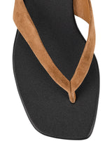 SIREN - EVITA FLAT THONG - TOBACCO SUEDE