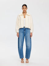 KIVARI - CASS CROPPED JACKET - IVORY