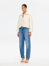 KIVARI - CASS CROPPED JACKET - IVORY