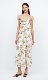 BEC & BRIDGE - BAYSIDE STRAPLESS MAXI DRESS - PARISIAN SHELL