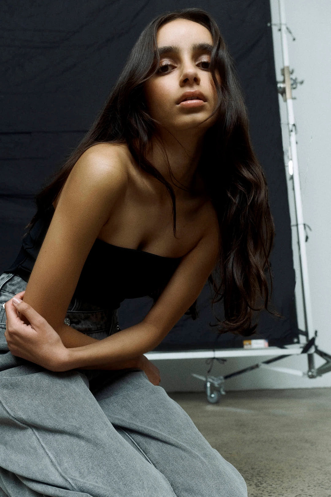 ONE OF OTHERS - LIMA STRAPLESS TOP - BLACK