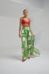 SUMMI SUMMI - LINEN PANTS - HOUSE OF SUMMI TERRAGON