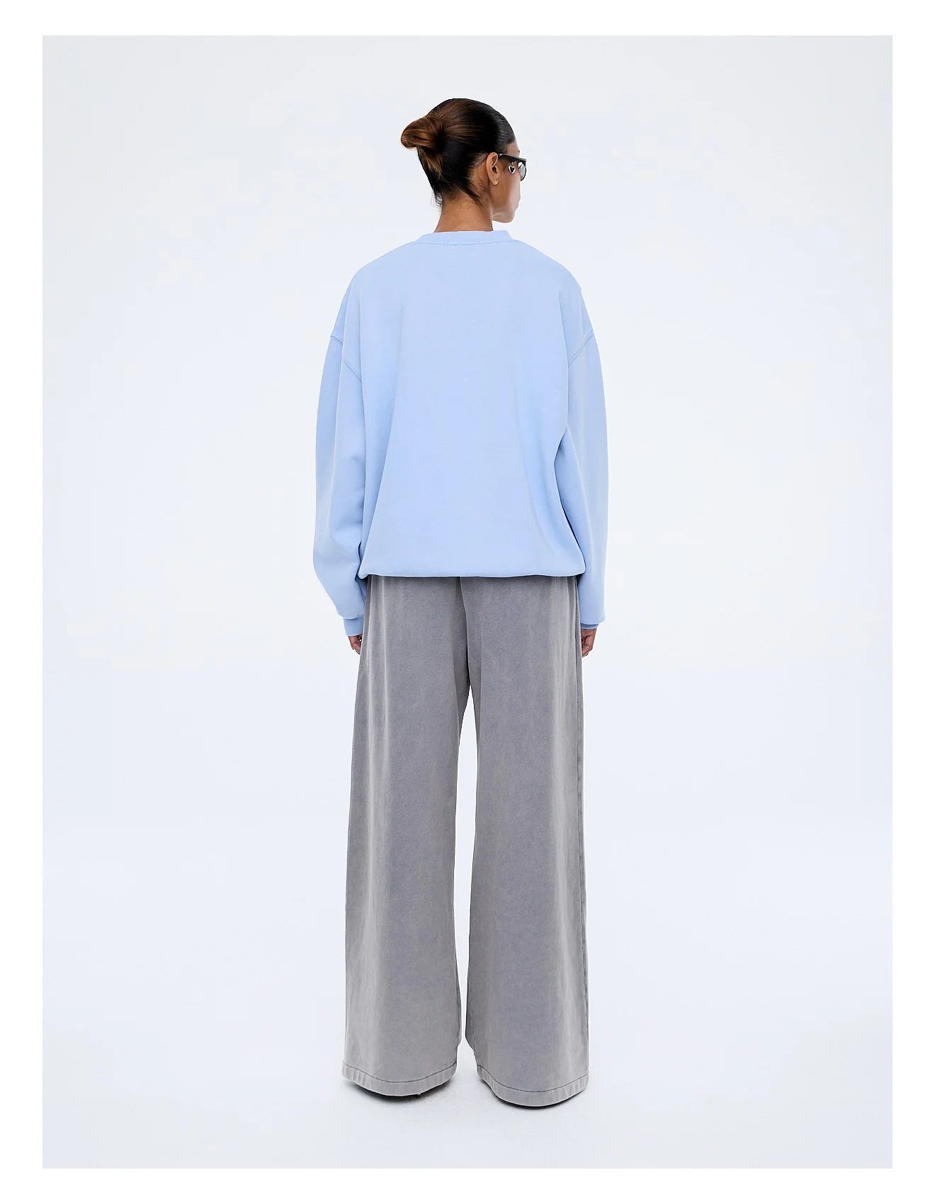 ENA PELLY - MILA OVERSIZED SWEATER - SOFT BLUE
