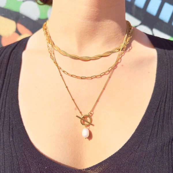 EVER JEWELLERY - URBAN FLOW NECKLACE - GOLD