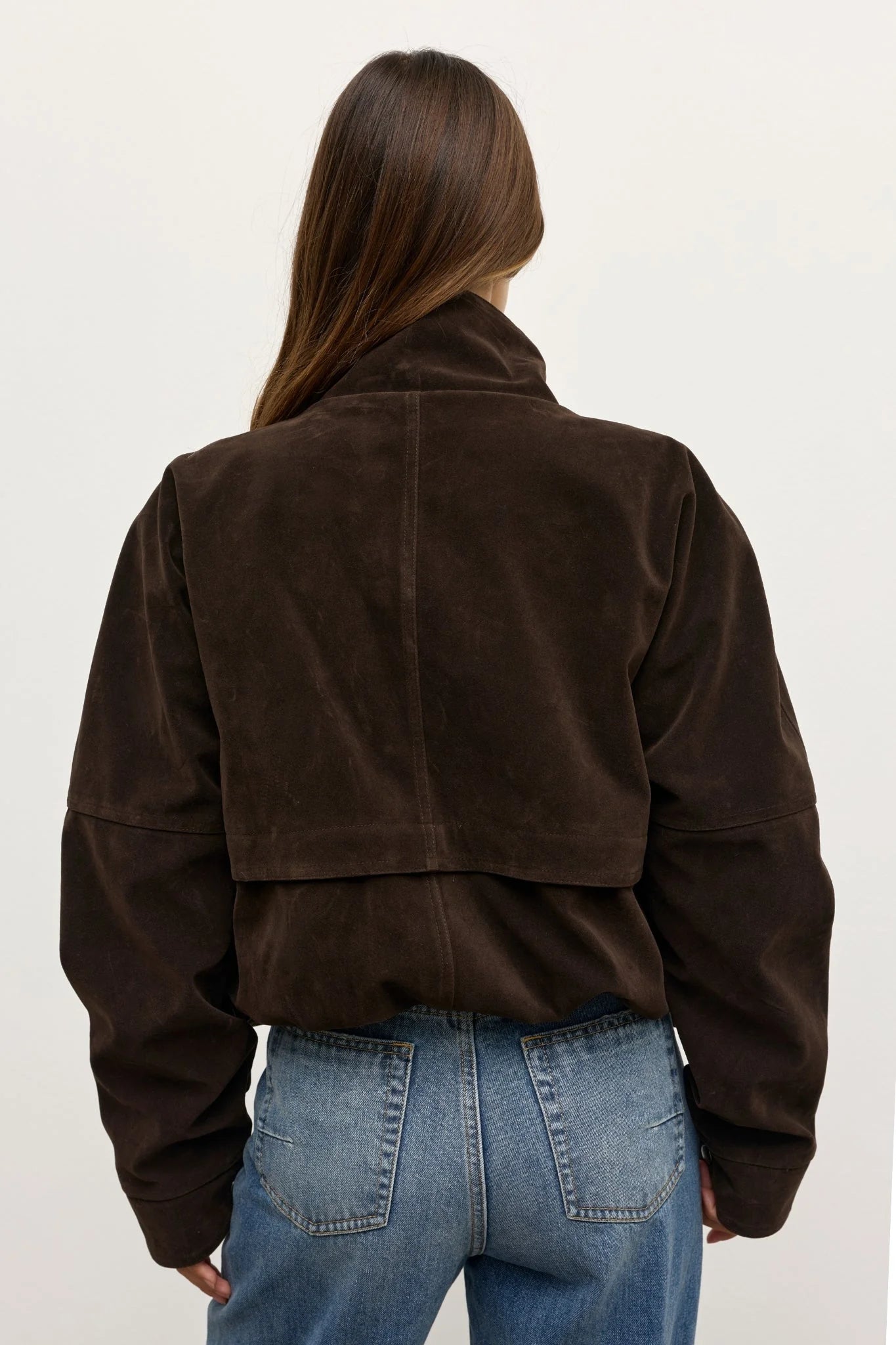 BAYSE - INEZ JACKET - DEEP BROWN