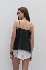 ISSA TURNER - SIG TOP - BLACK