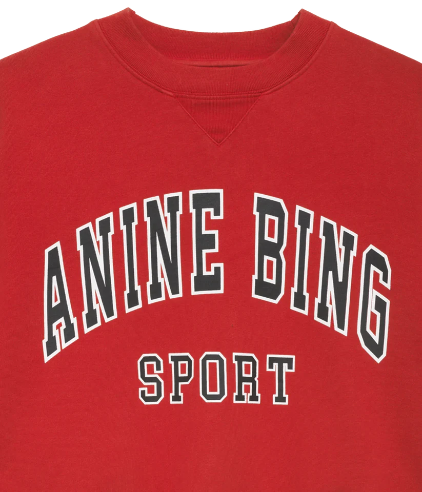 ANINE BING - JACI SWEATSHIRT - RED