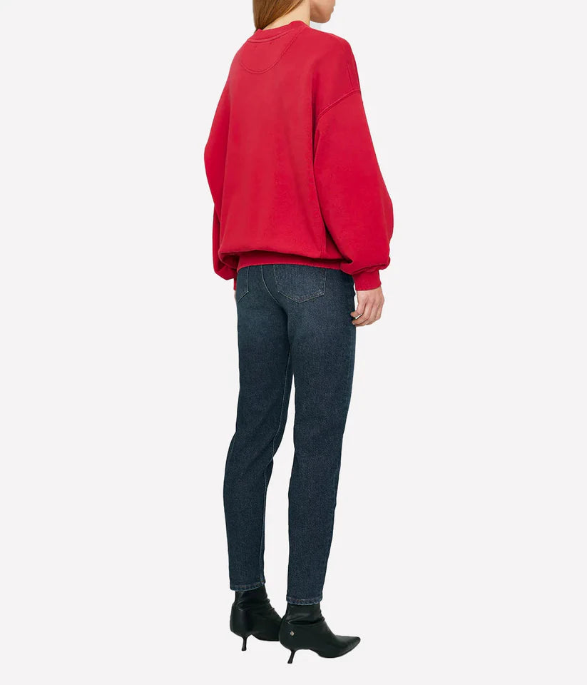 ANINE BING - JACI SWEATSHIRT - RED