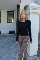 RAEF THE LABEL - JOSIE WIDE LEG TROUSER - YARN DYED CHECK