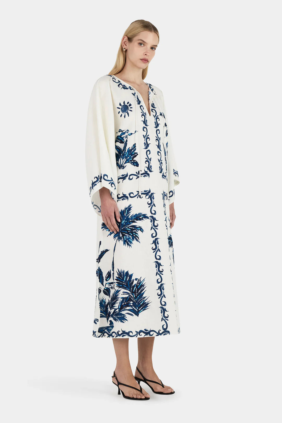 HANSEN & GRETEL - KIERA KAFTAN - BLUE HAWAII