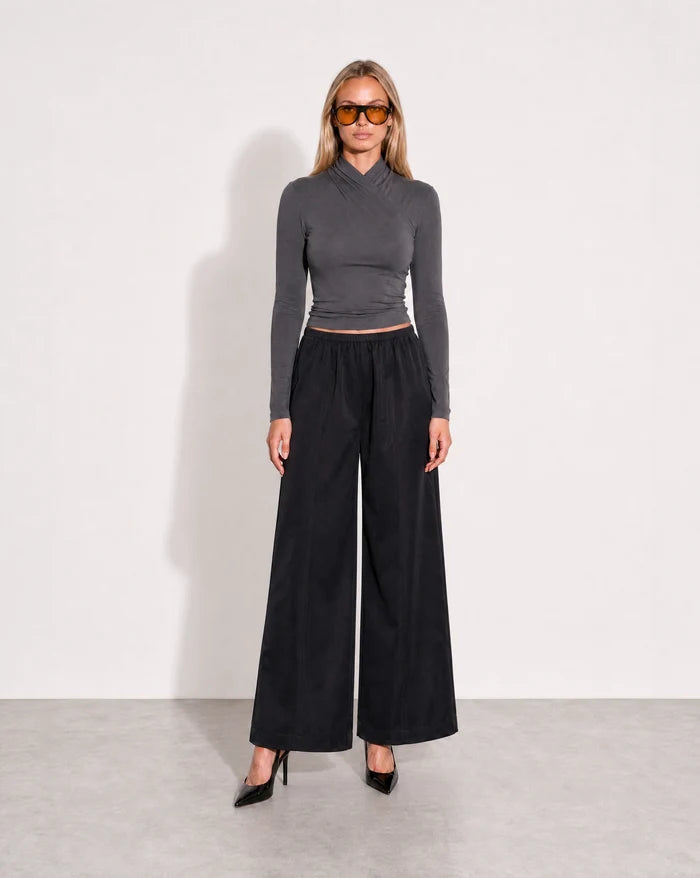 PRE ORDER - RAEF THE LABEL - KIT PULL ON PANT - BLACK