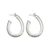 MOUNTAIN & MOON - KITTY HOOPS - SILVER