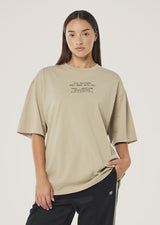 PE NATION - LAMONT TEE - WASHED BISCUIT