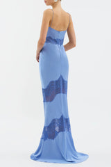 REBECCA VALLANCE - LARISA MAXI DRESS -BLUE MID