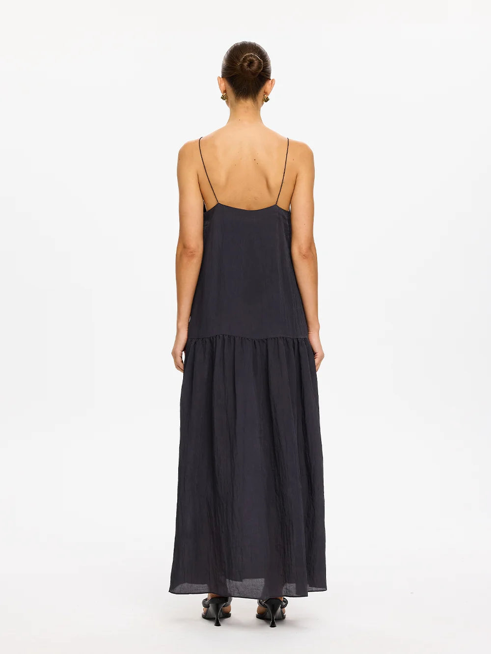 KIVARI - UMA MAXI DRESS - CHARCOAL
