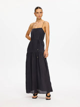 KIVARI - UMA MAXI DRESS - CHARCOAL
