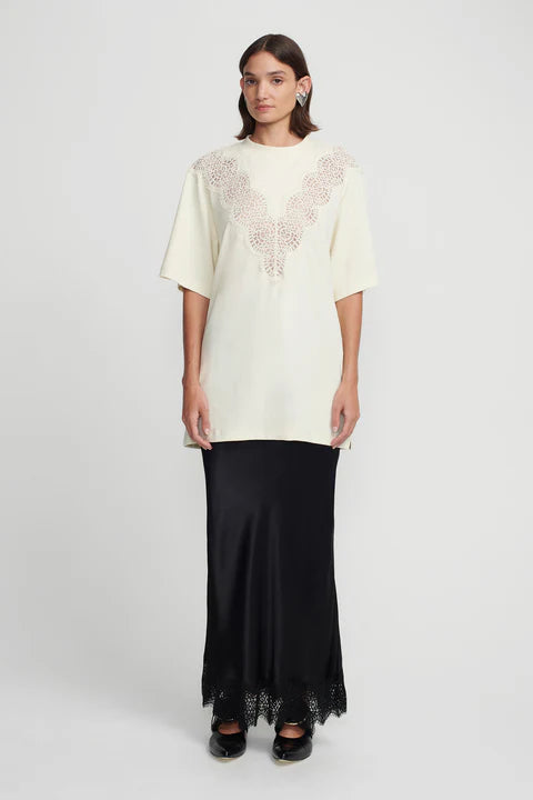 HANSEN & GRETEL - LEANDRA TEE - CREAM