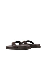 SIREN - LANA FOOTBED SANDAL - CHOCOLATE LEATHER