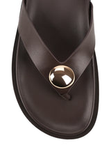 SIREN - LANA FOOTBED SANDAL - CHOCOLATE LEATHER