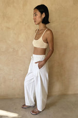LILYA - COCONUT PANT - COCONUT IVORY