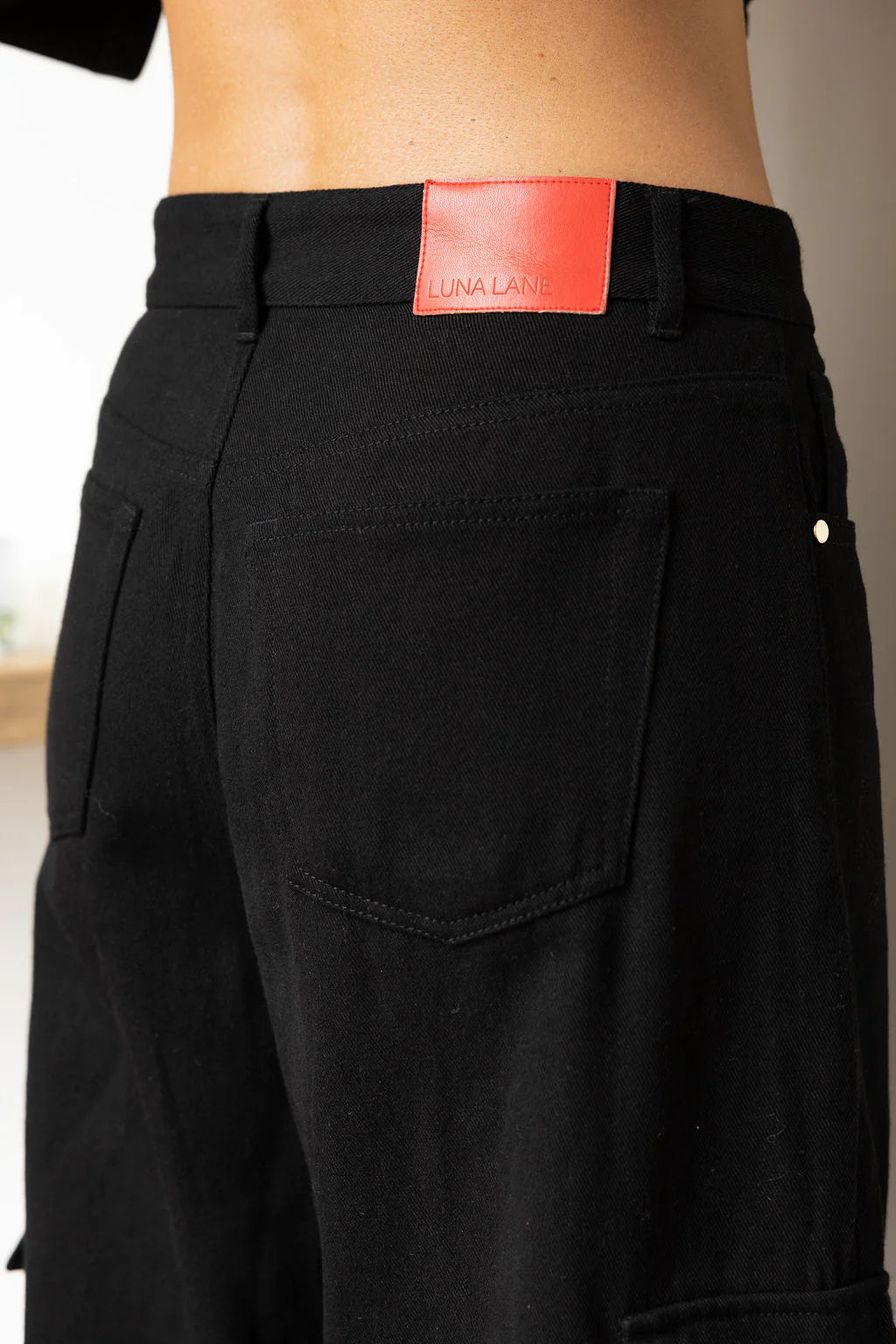 LUNA LANE - CLEO CARGO - BLACK