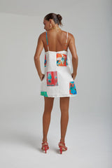 SUMMI SUMMI - SHIFT DRESS - MONTAGE WHITE