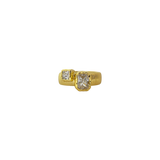 MOUNTAIN & MOON - MAIA RING - GOLD WHITE