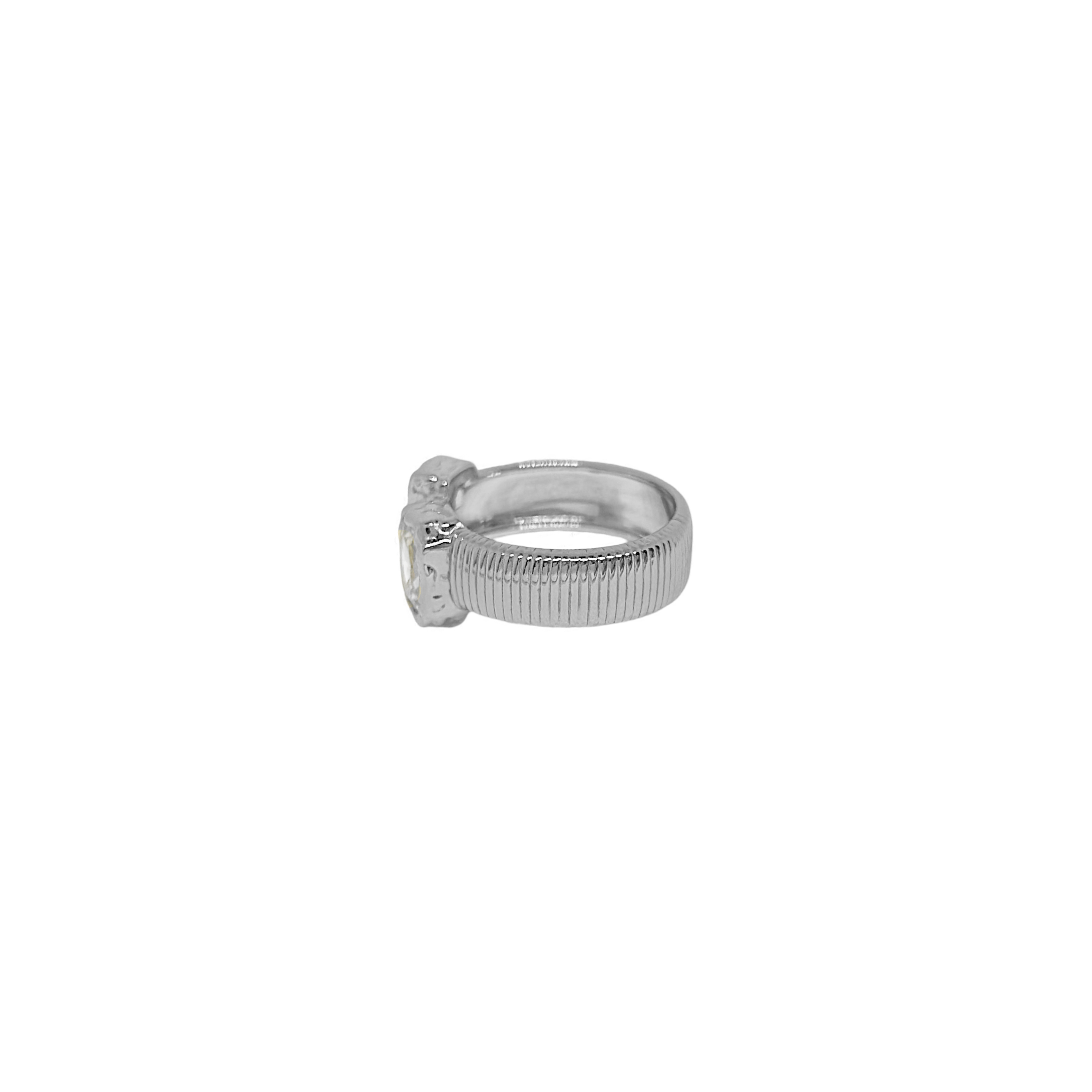 MOUNTAIN & MOON - MAIA RING - SILVER WHITE