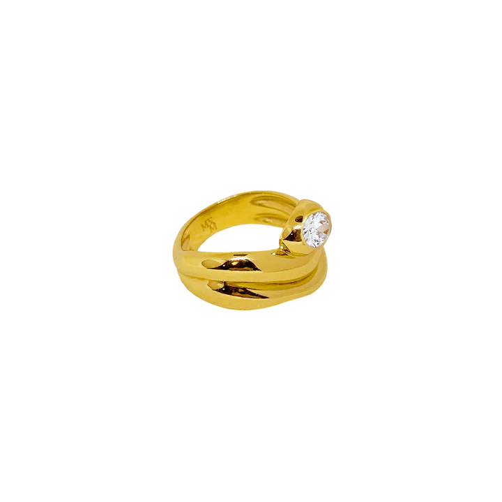 MOUNTAIN & MOON - MILA RING - GOLD