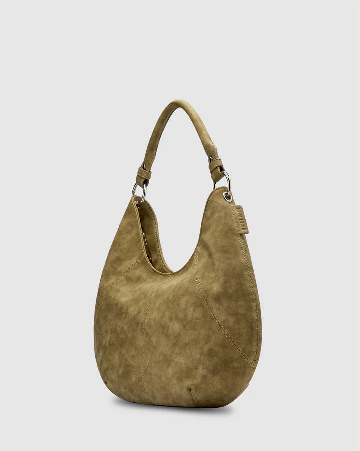 BRIE LEON - MISCHA SHOULDER BAG - MOSS CORN LEATHER