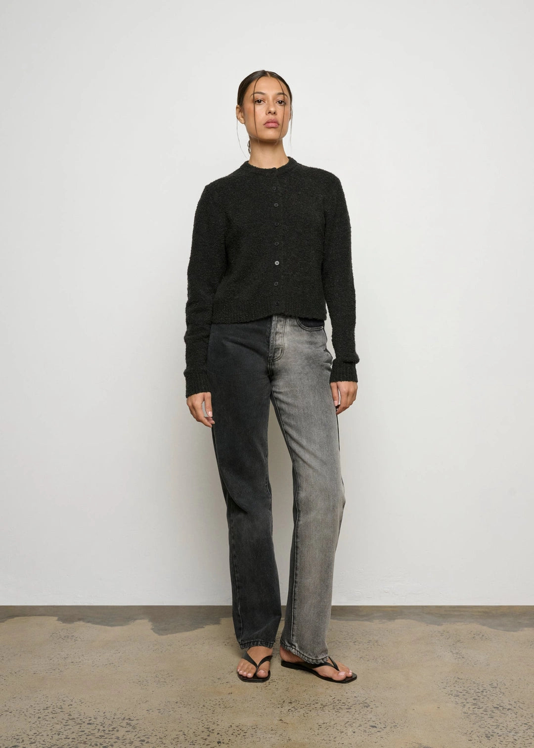 ONE OF OTHERS - MOSS CARDIGAN - BLACK