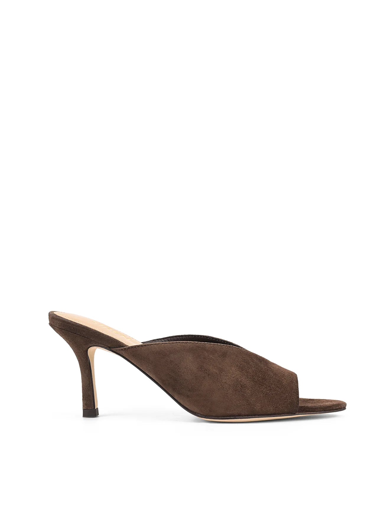 SIREN - MABEL POINT TOE MULES - CHOCOLATE BROWN SUEDE
