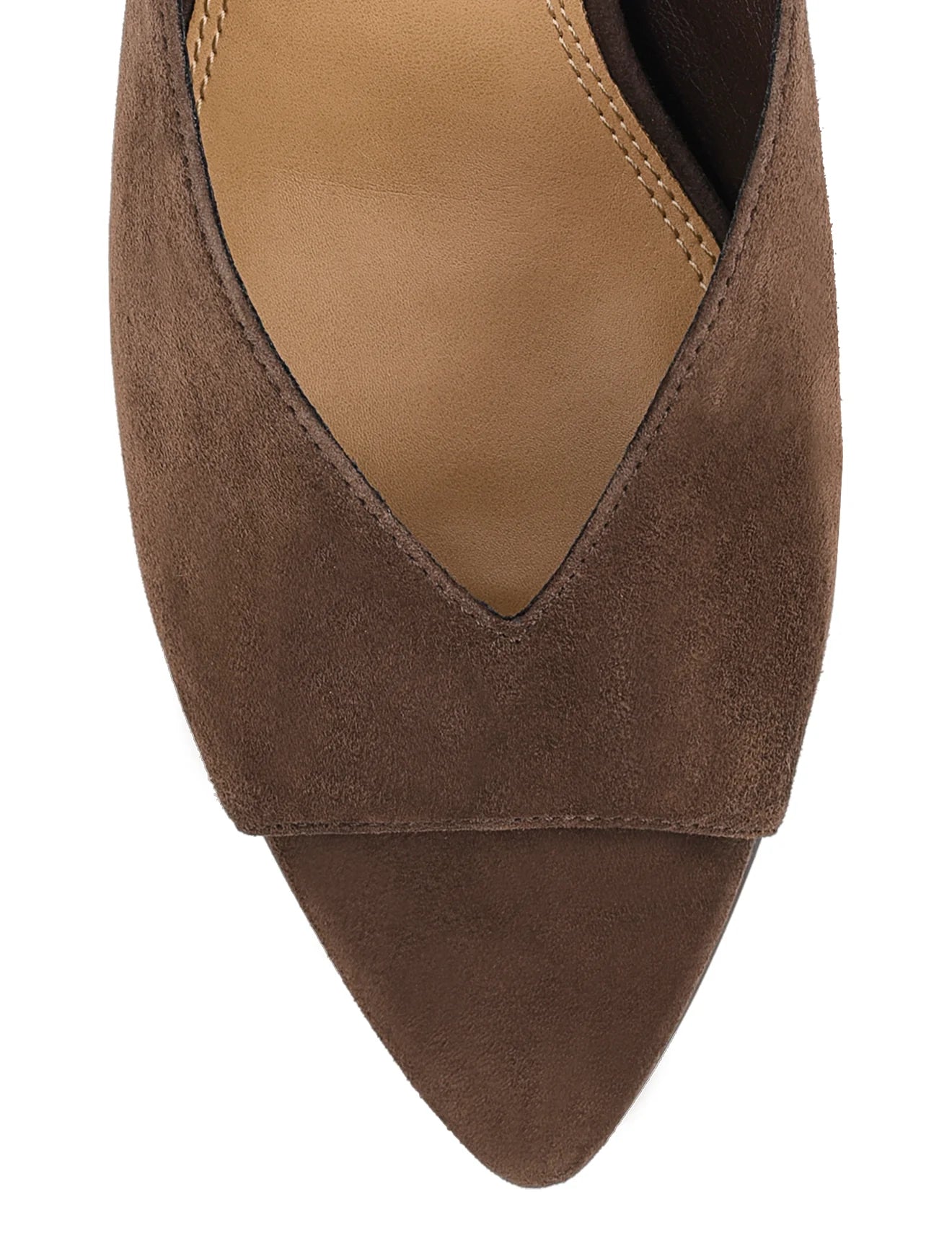 SIREN - MABEL POINT TOE MULES - CHOCOLATE BROWN SUEDE