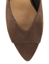 SIREN - MABEL POINT TOE MULES - CHOCOLATE BROWN SUEDE