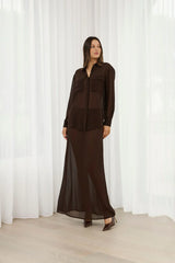 MARTIN - MILLIE SKIRT - CHOCOLATE