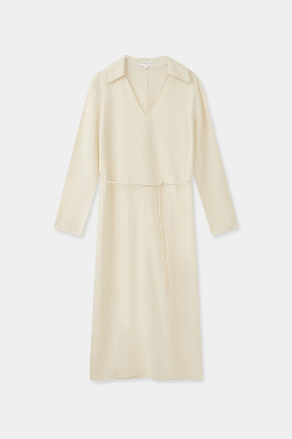 ASSEMBLY LABEL - MORGAN LONG SLEEVE DRESS - CREAM