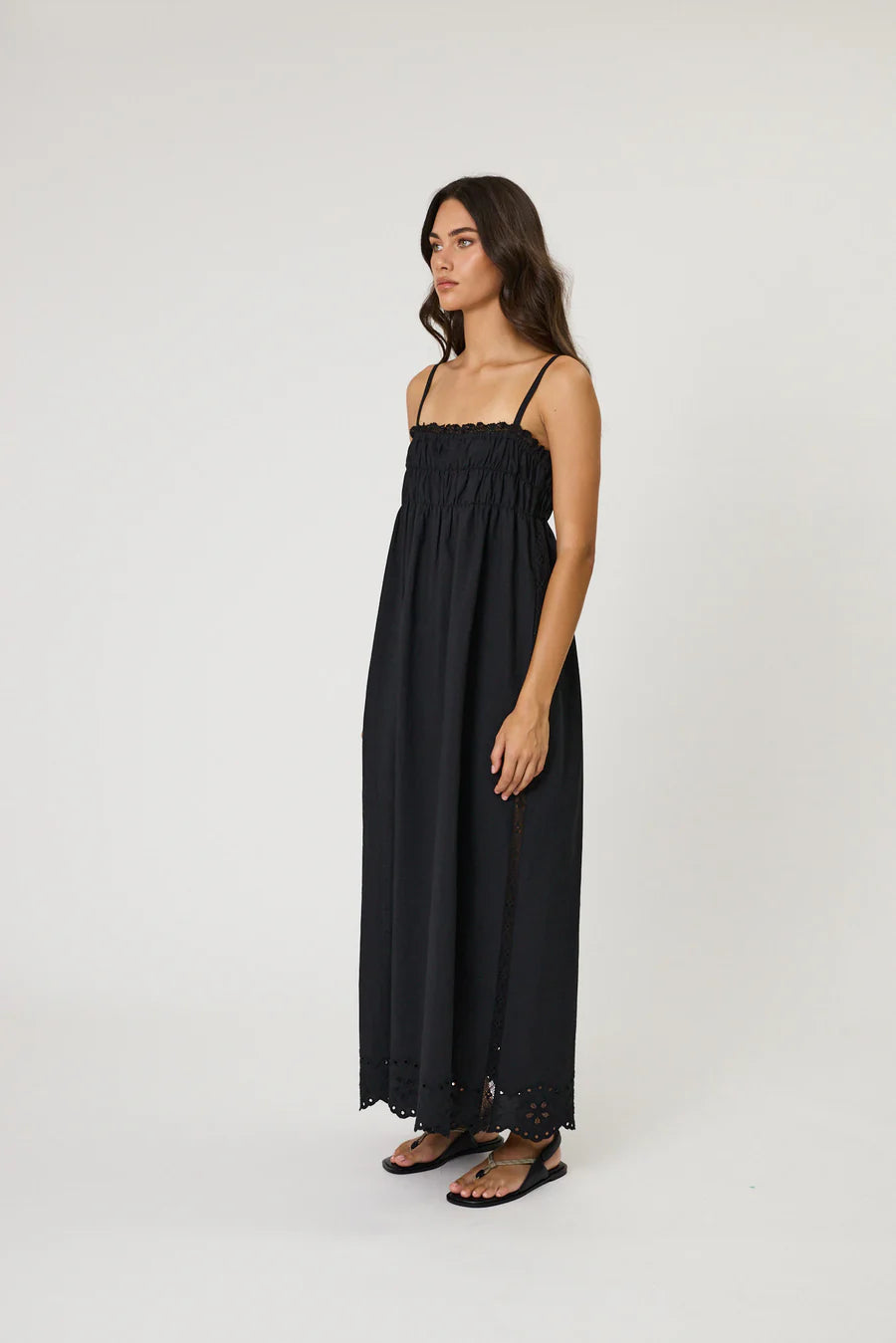 REMAIN - LEILANI MAXI DRESS - BLACK