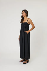 REMAIN - LEILANI MAXI DRESS - BLACK