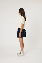 REMAIN - RORY MINI SKIRT - MIDNIGHT STRIPE