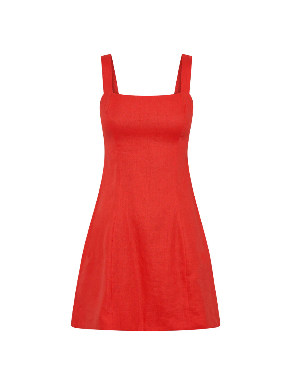 KIVARI - NALA TIE BACK MINI DRESS - RED