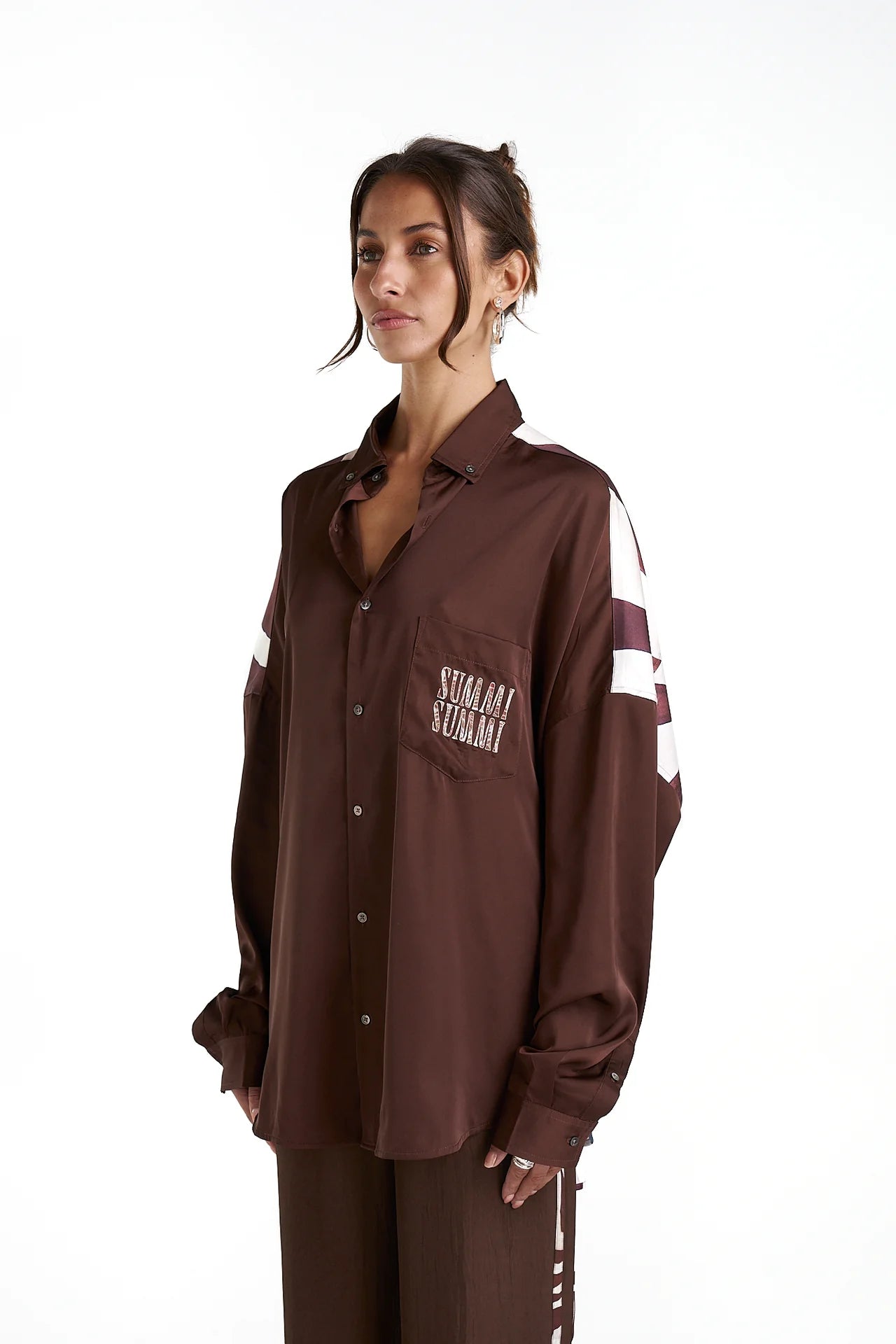 SUMMI SUMMI - LS OVERSIZED SHIRT - NAUTILUS