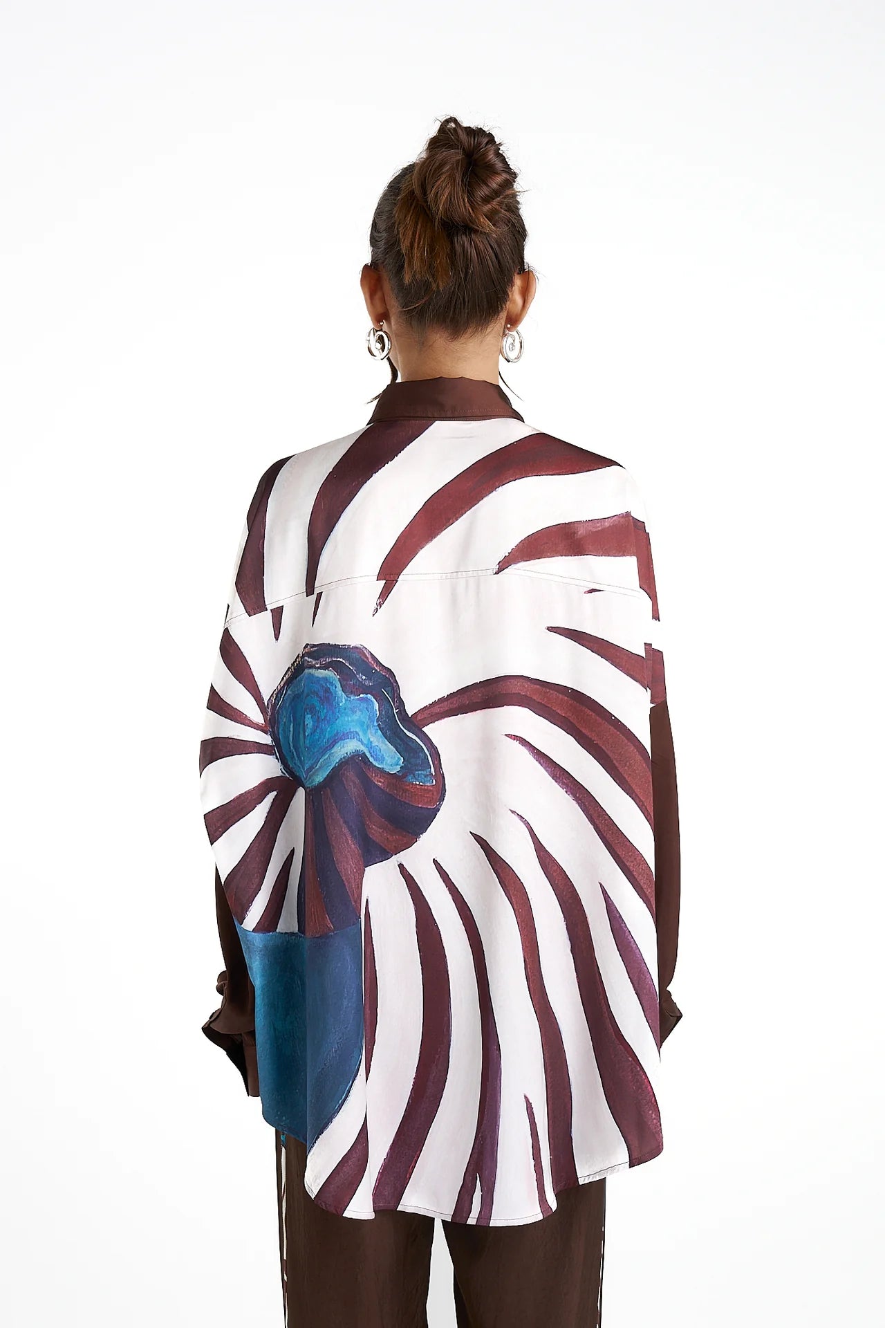 SUMMI SUMMI - LS OVERSIZED SHIRT - NAUTILUS