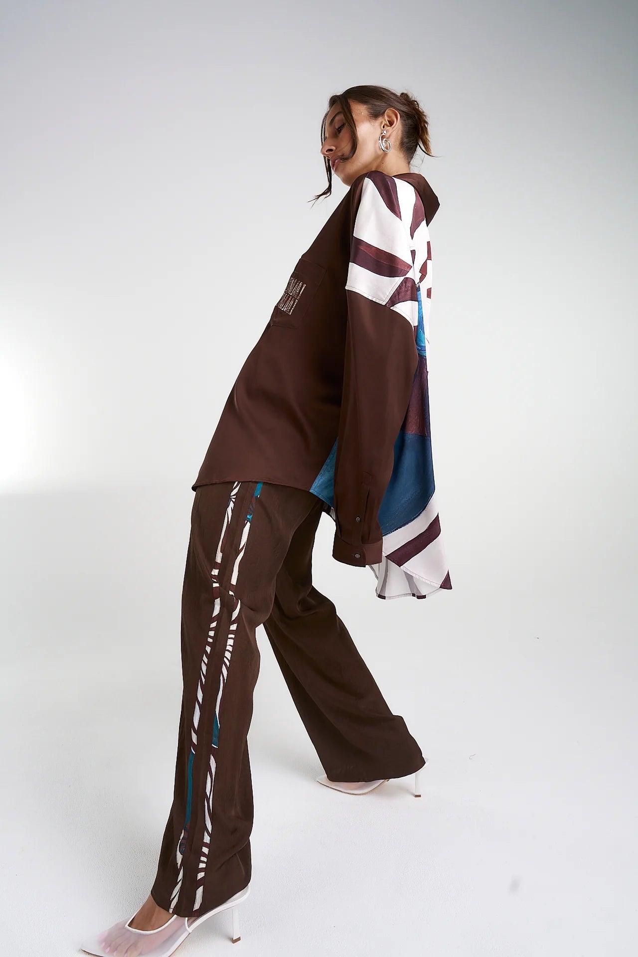 SUMMI SUMMI - LS OVERSIZED SHIRT - NAUTILUS