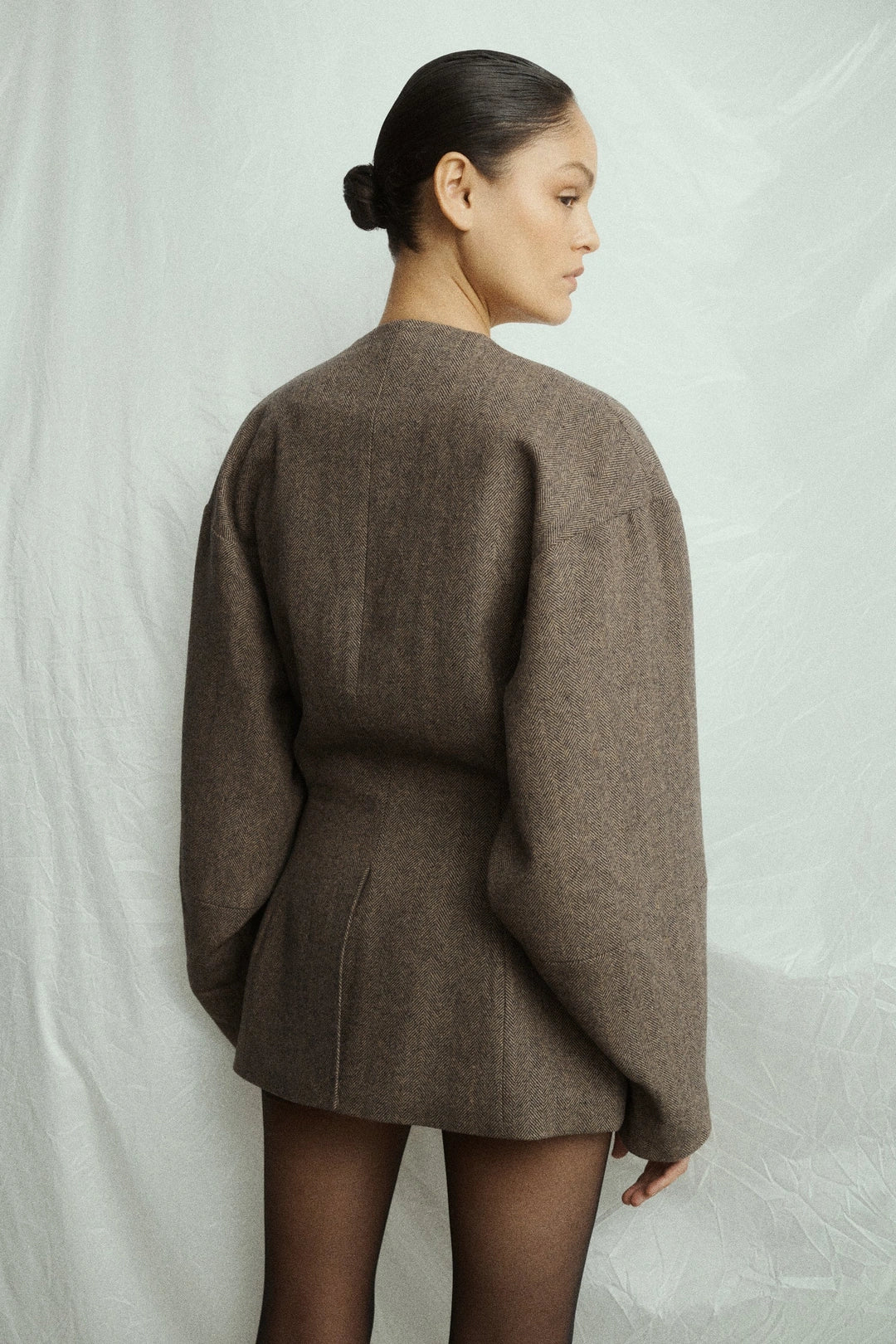 ONE OF OTHERS - LUCA BLAZER - BROWN//BLACK