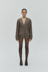 ONE OF OTHERS - LUCA BLAZER - BROWN//BLACK