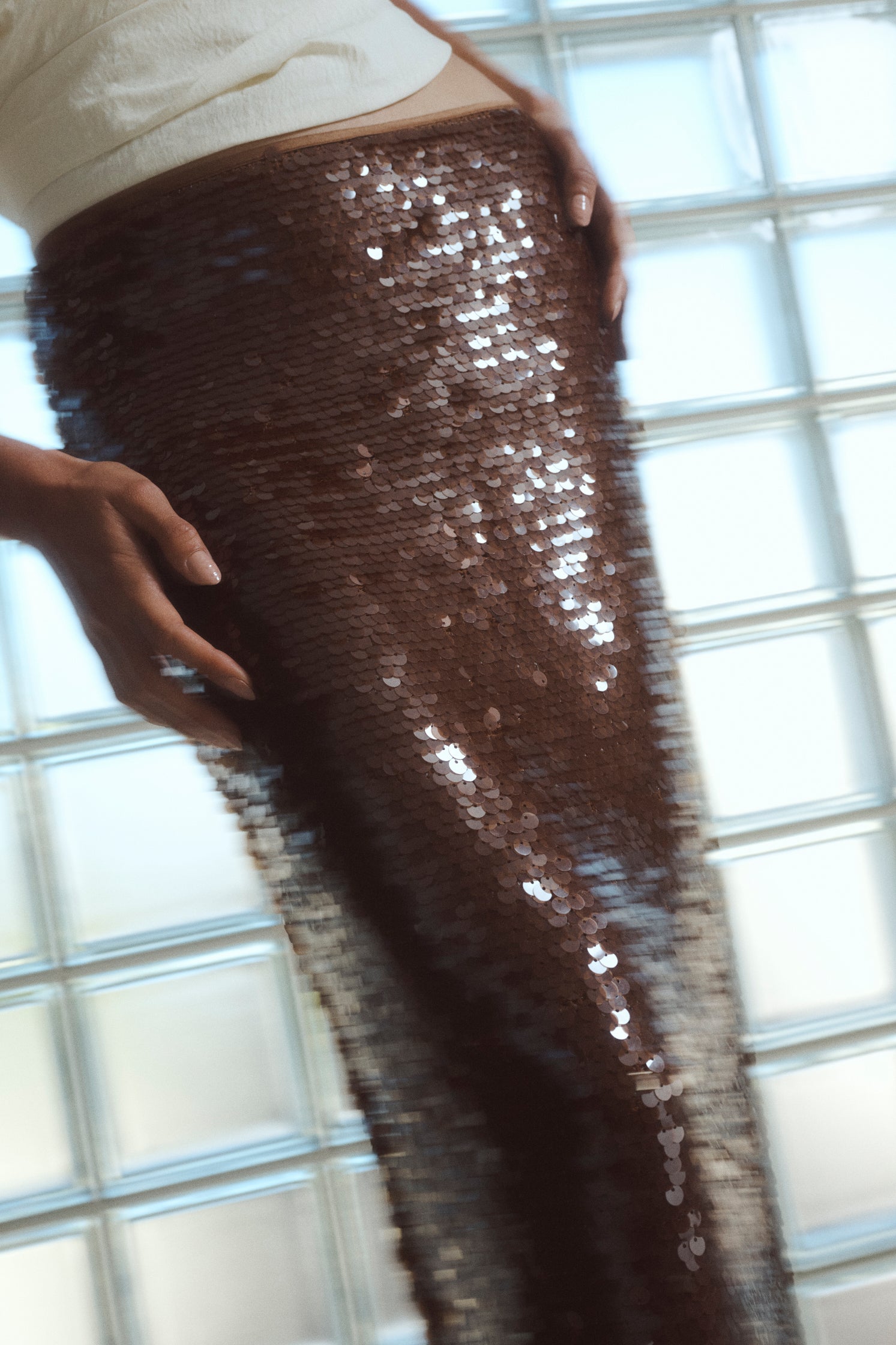 ONE OF OTHERS - KENDALL SKIRT - COFFEE