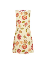 KIVARI - ODESSA MINI DRESS - BUTTER/RED