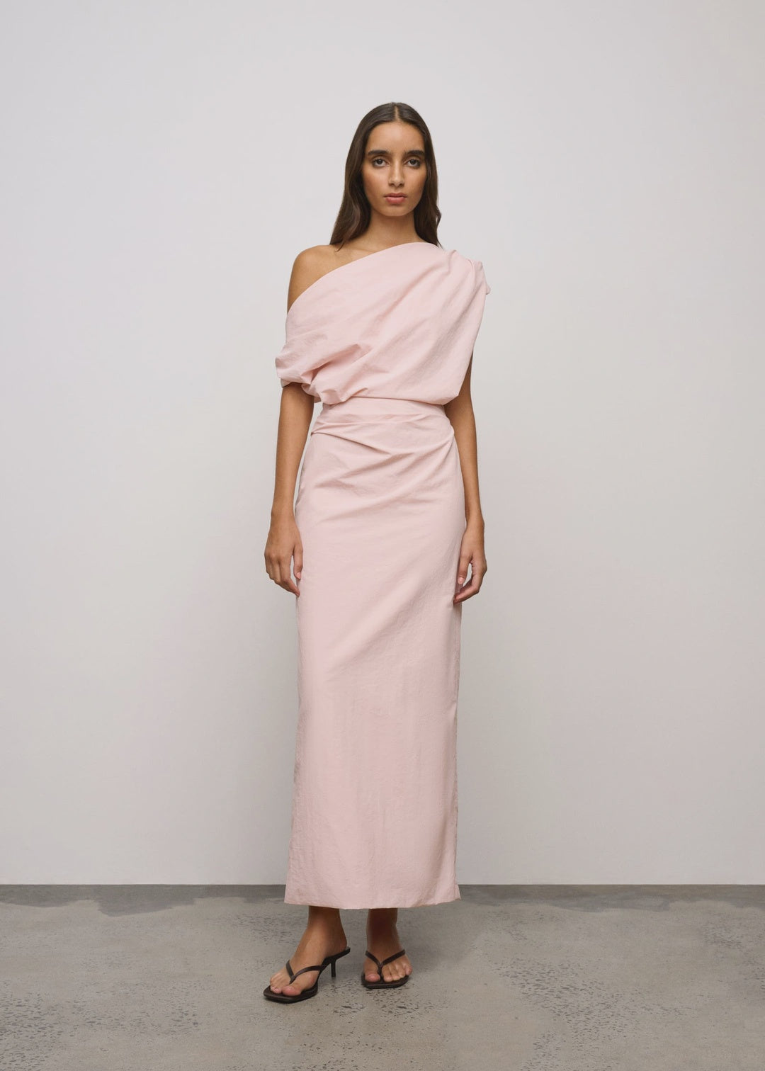 ONE OF OTHERS - PALLAS MIDI DRESS - MUSK